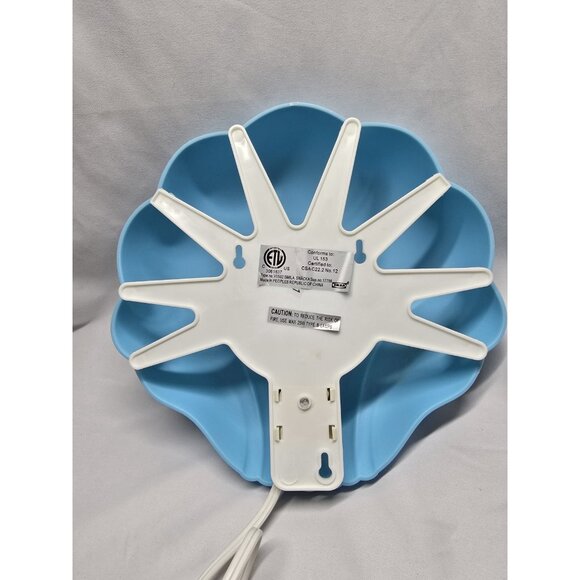 IKEA Smila Snacka Sea Shell Shaped Wall Mount Light Lamp Blue Lot Of 2- VTG - Picture 16 of 16
